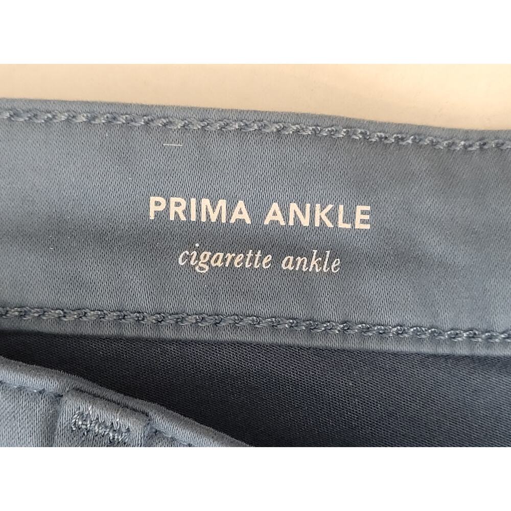 AG Adriano Goldschmied Slate Blue Prima Cigarette Ankle Pants Women's Sz 31 - Picture 9 of 9